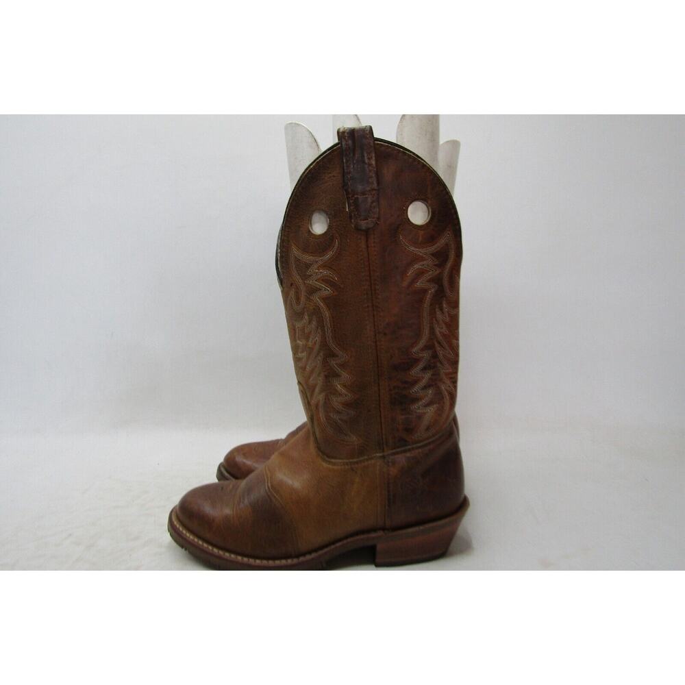 Brown Leather Heeled Boots